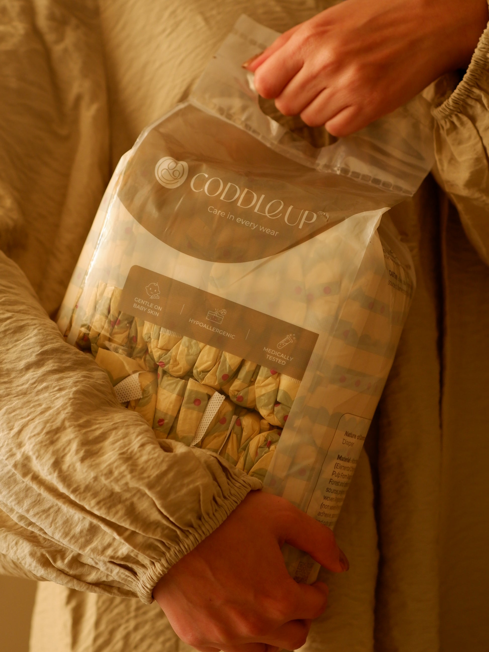 Small taped Diaper 2-5kgs. 30/pack