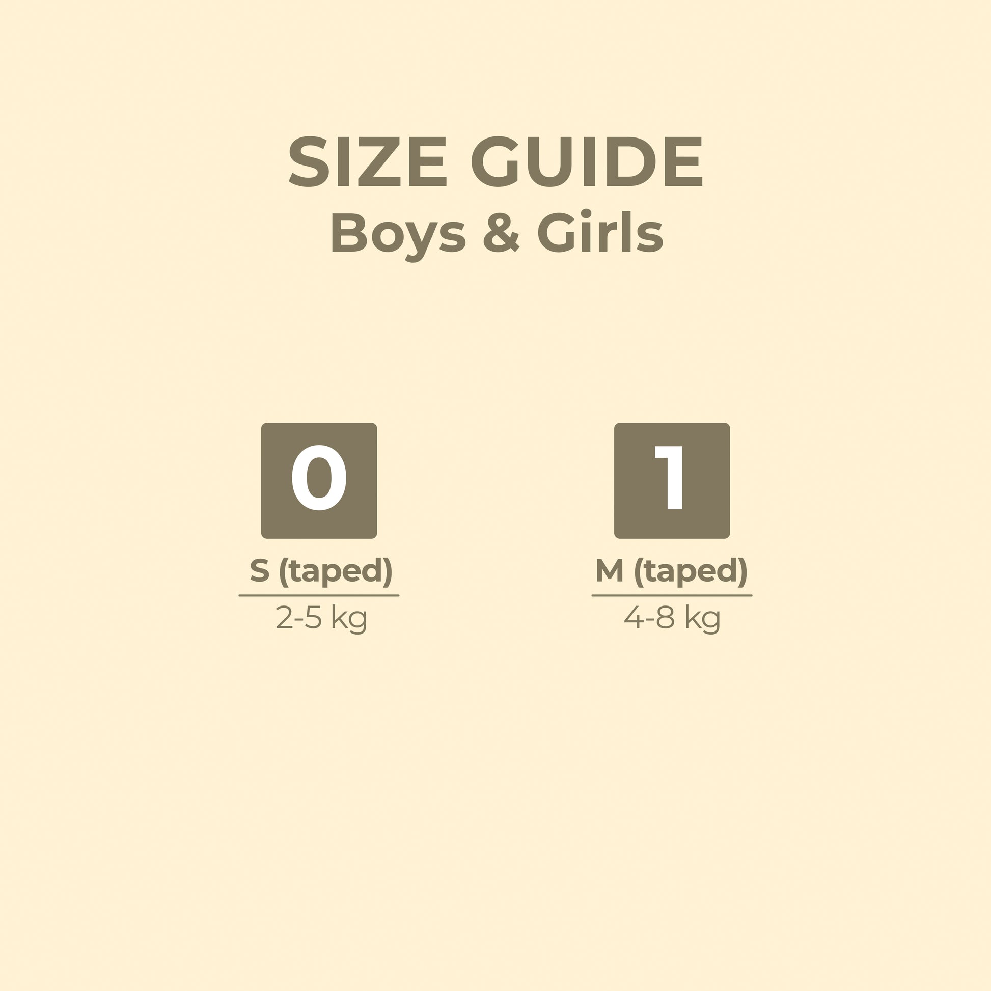 Small taped Diaper 2-5kgs. 30/pack