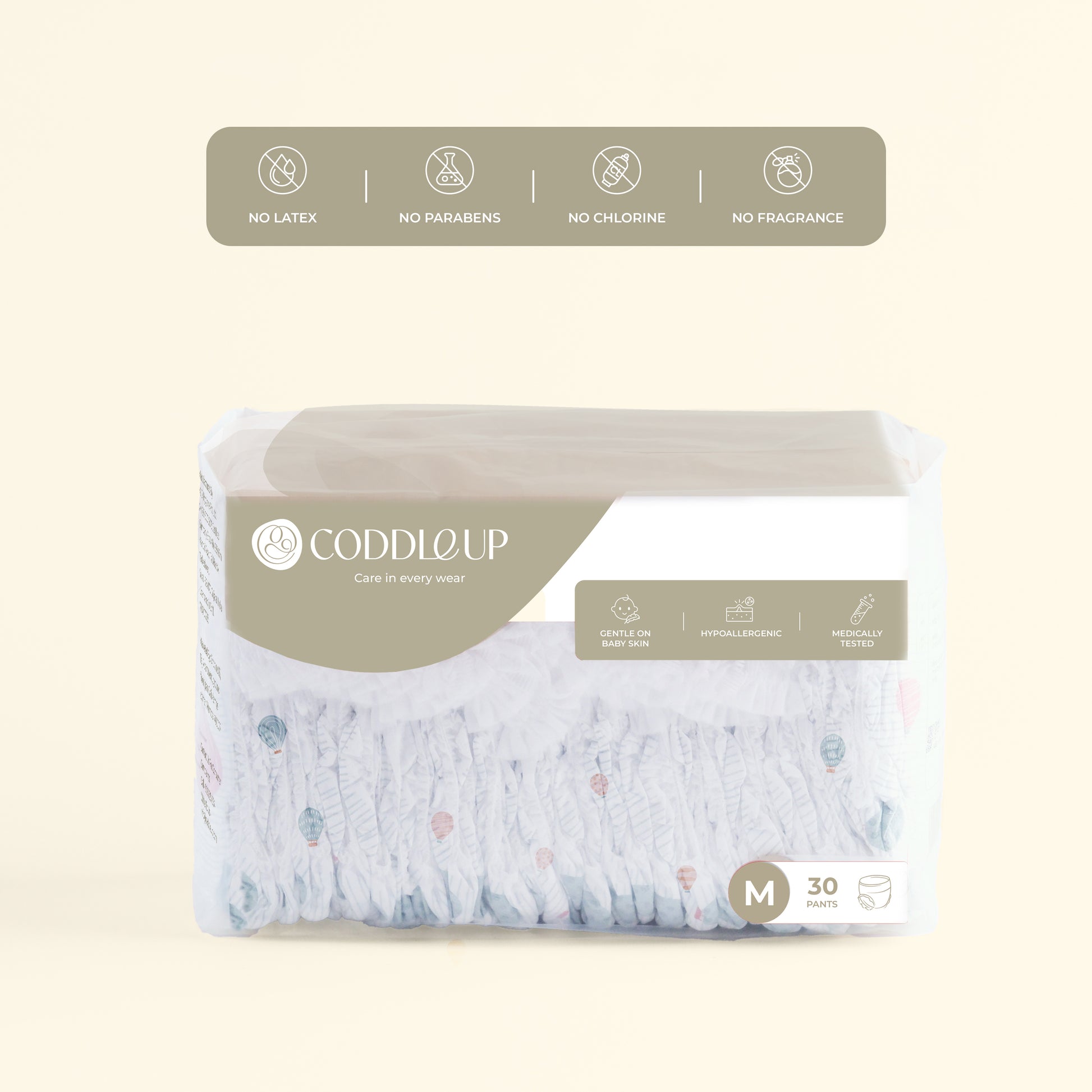 Medium pant style Diaper (3-7 kgs)