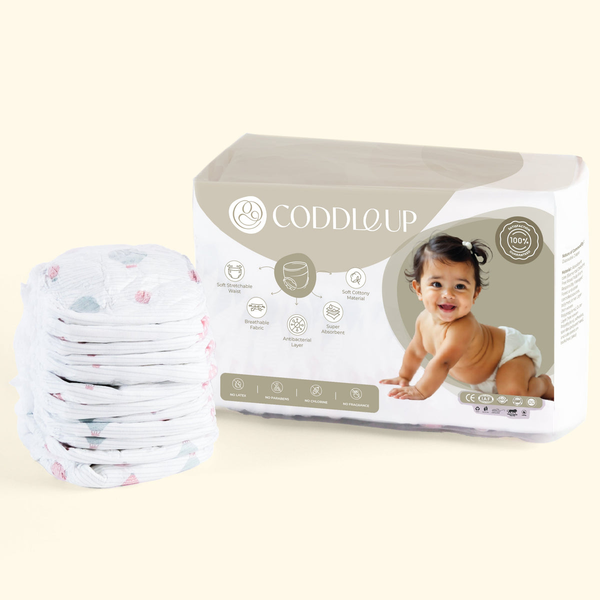 Medium pant style Diaper (3-7 kgs). 30/pack