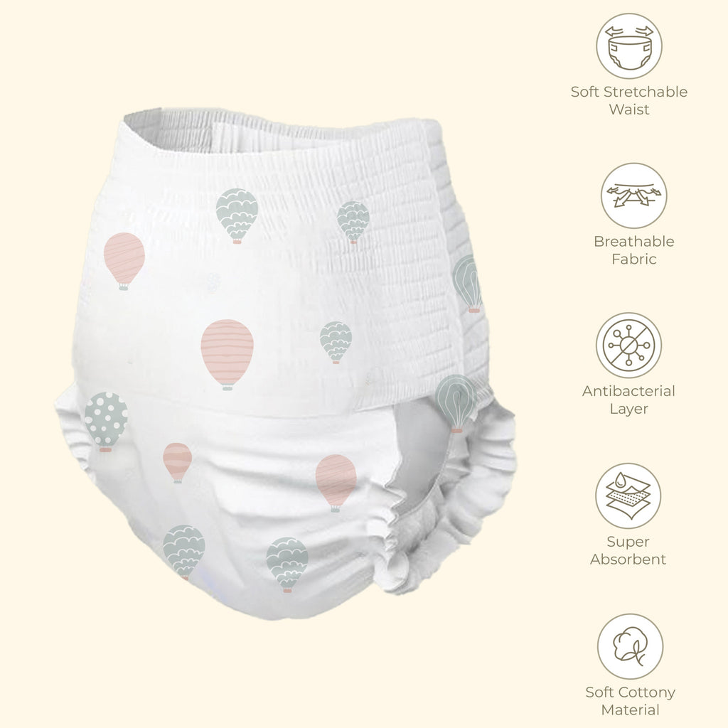 XL pant style Diaper (11-16 kgs). 25/pack