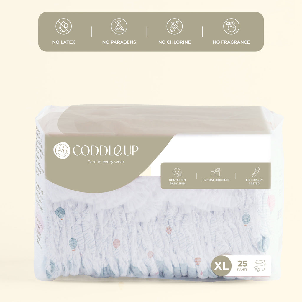 XL pant style Diaper (11-16 kgs). 25/pack